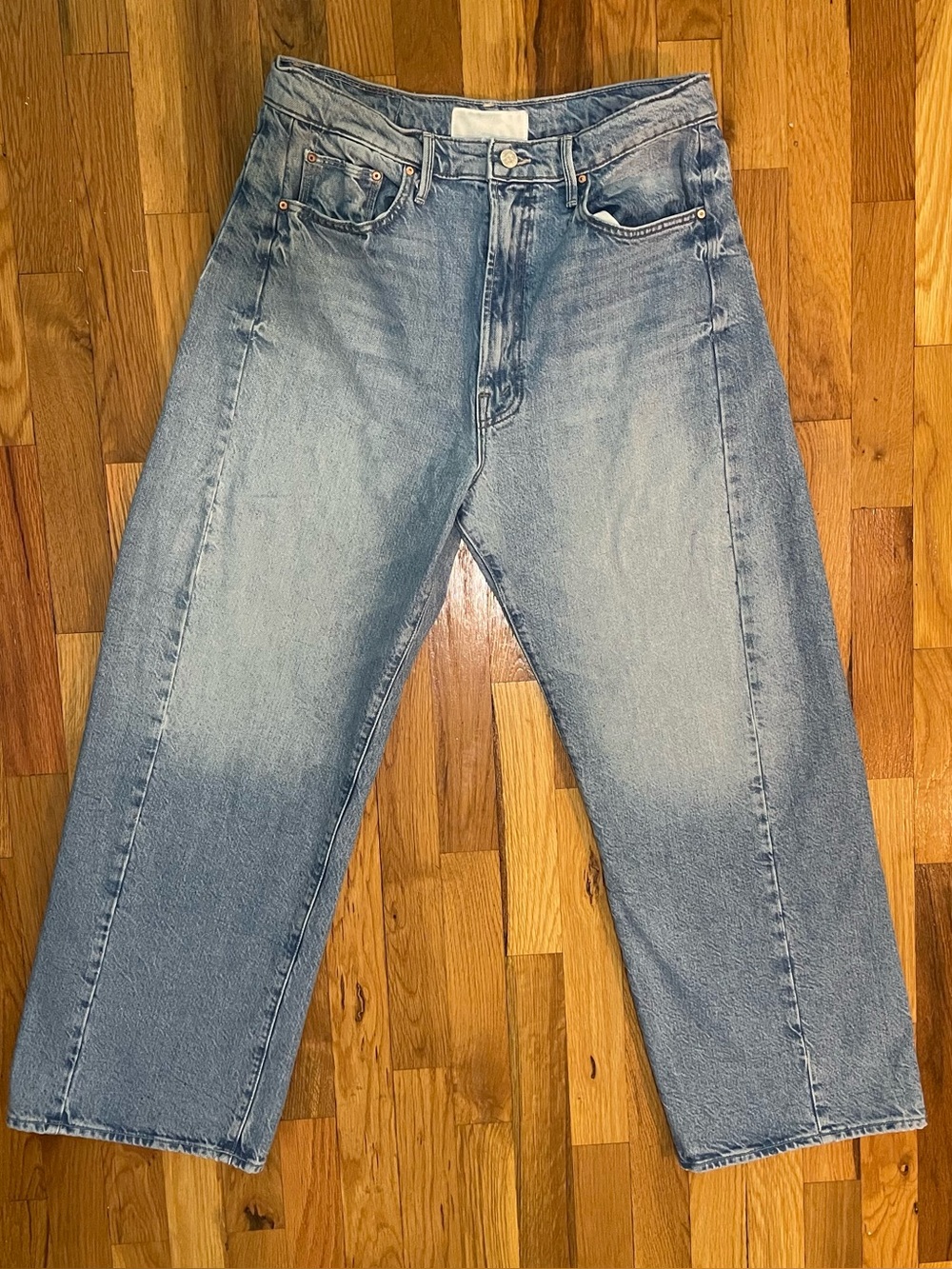 MOTHER SUPERIOR The Half-Pipe Ankle Barrel Jeans This Is How I Roll Size 31 - Picture 4 of 10